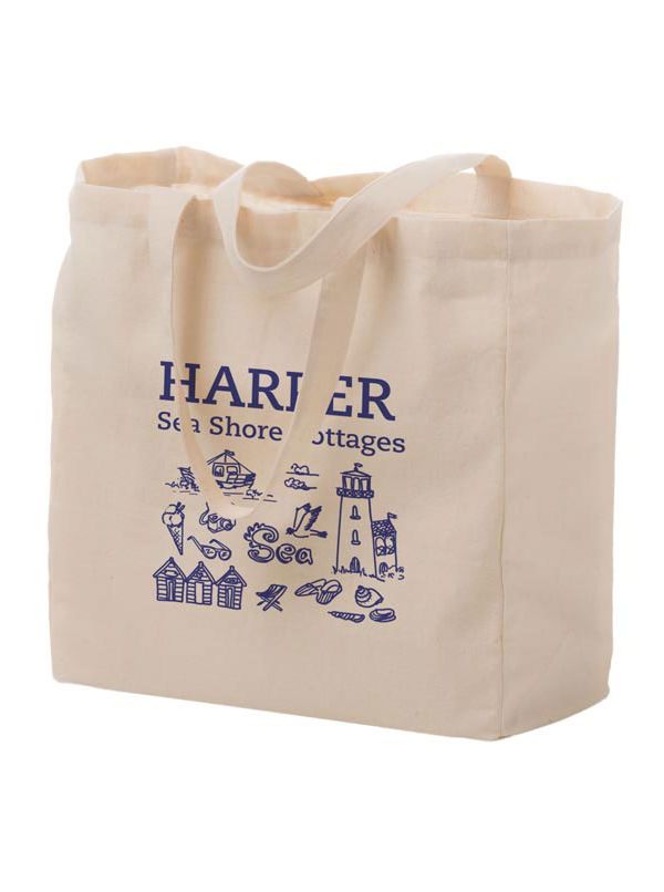 Eco-Friendly Reusable Custom logo Ultimate Cotton Canvas Tote Bag