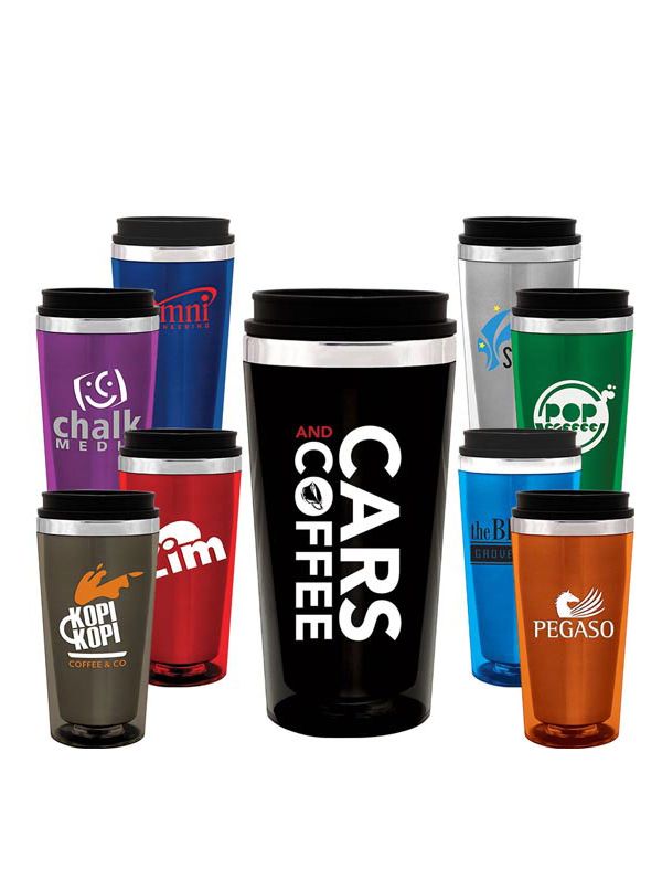 16 oz coffee mugs with handles Tea Time Infuser Mug Matte Red main image 0