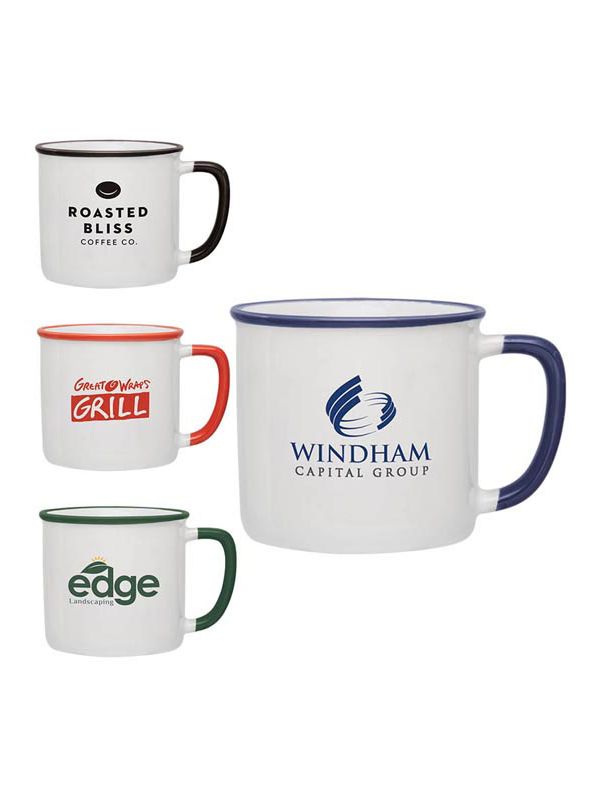 Promo Custom Printed Ceramic Coffee Mugs Assortment of Custom Mugs