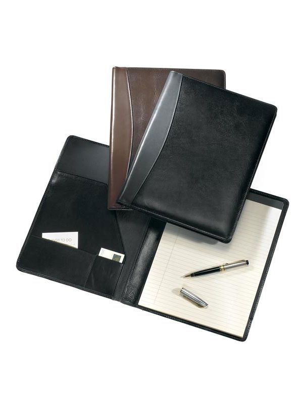Custom Logo Padfolios, Leather Padfolios,glazed,bonded calfskin, Padfolios With Your Logo