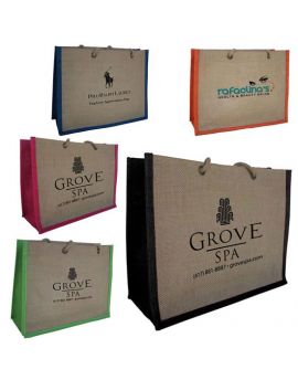Eco-Friendly Laminated Jute/ Burlap Shopping Bag