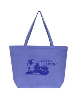 Premium 12oz pigment dyed cotton canvas Shopping Tote Bag