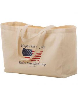 Large Size Cotton 6oz  Canvas Grocery Bag |16x6x12|