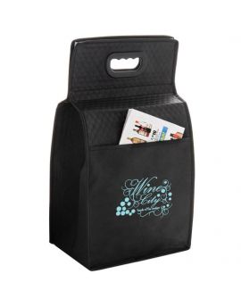 Non Woven 6 Bottle Insulated Wine Bottle Tote bag