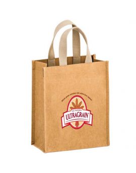 CYCLONE - Washable Kraft Paper Tote Bag with Web Handle 