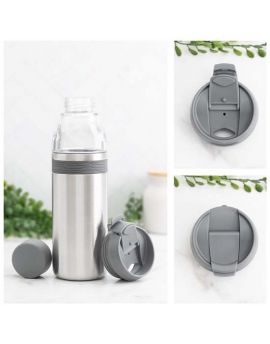 h2go Orion 16.9 oz Double Wall Stainless Steel Multi-use Thermal Tumbler 