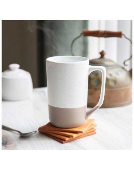 17 oz. Stoneware Matte Color Out Glossy Color in with Speckles and Glazed Base- Damon