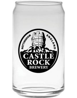 16 oz Soda Can Shaped Clear Glass