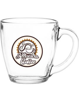 16 oz Bistro Style Glass Mug