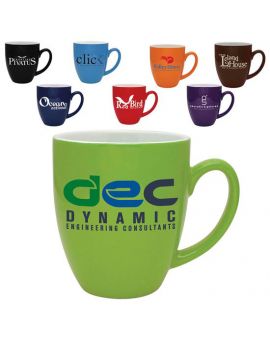 16 oz. Two Toned Solid Colored Ceramic Mug