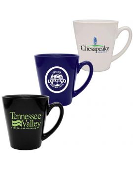 12 Oz. Colored Classic Coffee Ceramic Mug