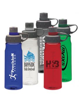 28 oz. Twist On/Off Plastic Water Bottle BPA Free