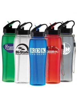 25 oz. Hydrating BPA Free Plastic Water Bottle