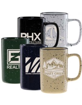18oz. Tall Camper Retro Granite Mugs