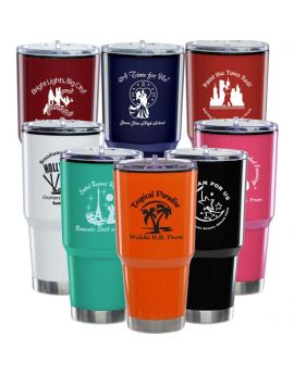 24 oz Double Walled Adriatic Plastic Tumbler