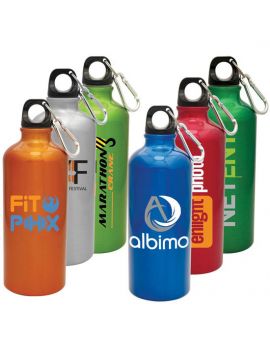 20 oz. Aluminum  BPA Free Water Bottle with Key Ring
