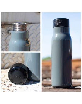 h2go Tread 25 oz Single Wall 18/8 Stainless Steel Bottle