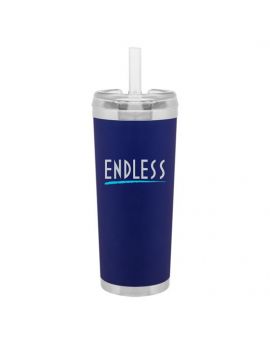 24 oz Double Wall 18/8 Stainless Steel Thermal Tumbler - Brooklyn