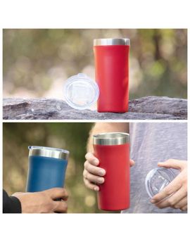 18 oz Double Wall 18/8 Stainless Steel Thermal Tumbler -Palermo