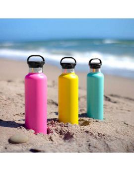 h2go Ascent 24 oz Double Wall 18/8 Stainless Steel Thermal Bottle