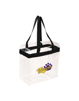 Game Day Clear PVC Stadium Tote