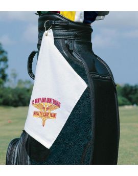 Finger Tip Golf & Sports Towel 12 in X 17 in - White