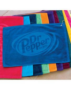 Turkish Signature Mid-weight Golf & Sports Towel 16 in X 24 in - Colored