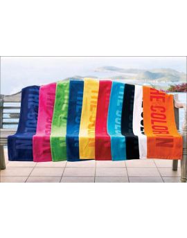 Turkish Signature Workout Towel 12 in X 44 in - Colored
