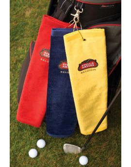 Turkish Signature Ultraweight Golf & Sports Towel 16 in x 25 in - Colored