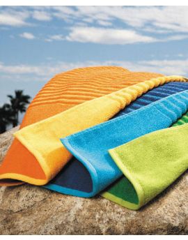 Reversible Beach Towel 34 in x 72 in