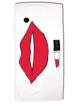 Turkish Signature Mid weight 30 in x 60 in White Beach Towel