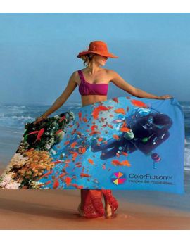 Colorfusion Deluxe Beach Towel 35 in x 60 in