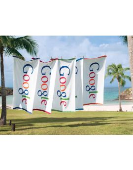 Turkish Signature Heavy Weight 35 in x 70 in White Islander Beach Towel