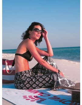 Kangaroo Hidden Pocket Beach Towel 32˝ x 64˝ - Royal Blue