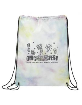 Tie Dyed Drawstring Bag