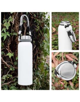 h2go Pine 32 oz Double Wall Stainless Steel Thermal Bottle