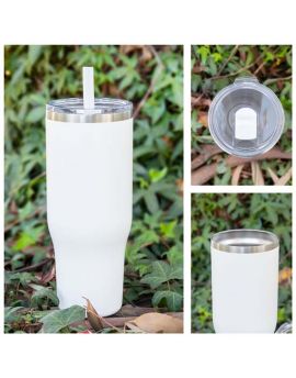 Elias 40 oz Double Wall Stainless Steel Thermal Tumbler