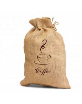 Natural Un-Laminated Jute Burlap Drawstring Bag