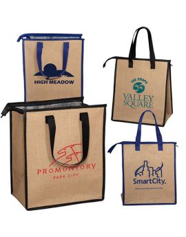 Jute Cooler Tote