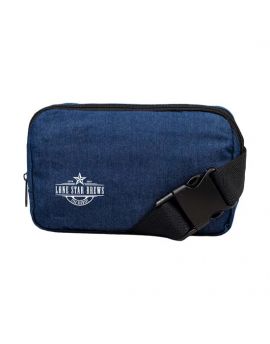 Pre-Consumer Recycled Denim Cross Body Bag with Adjustable Strap