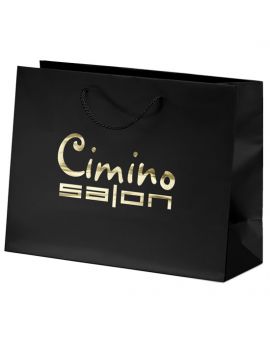 Paper Bag Matte Laminated Eurotote with matching Macramé Handles