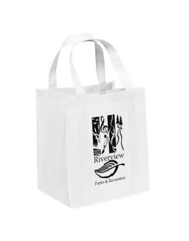Large Non-Woven Grocery Tote Bags in Solid Colors