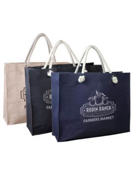 Jute/Cotton (JUCO) Blend Bag with Large Grommets