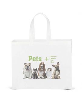Large Non Woven Tote Bags in White