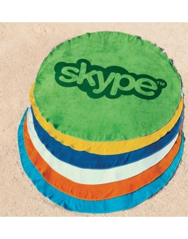 Colored Surfside 360 Round Beach Towel 60 in 