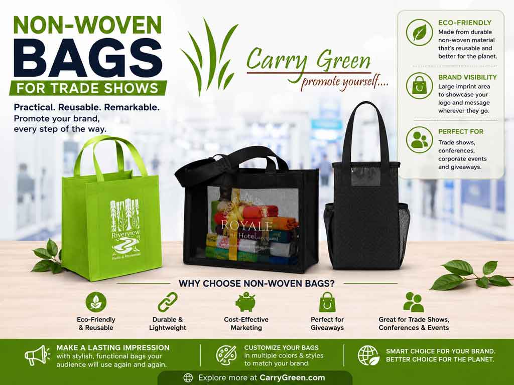 non woven trade show bags